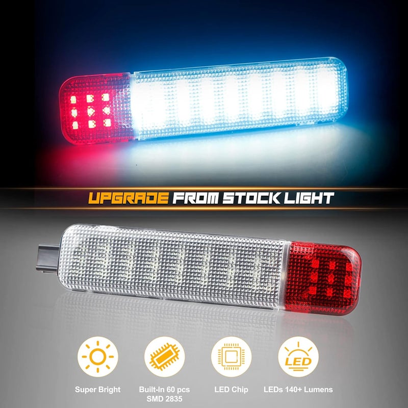 NDRUSH LED Interior Door Light Door Panel Courtesy Light Ice Blue Step Light Assembly Compatible with 1999-2006 Silverado/Sierra 1500 Yukon 1995-1999 C1500 C2500 C3500 2001-2006 3500 2500HD - Image 3